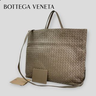 BOTTEGA VENETA / キャンバス スムースレザー トートバッグ BOTTEGA VENETA キャンバストートバッグ