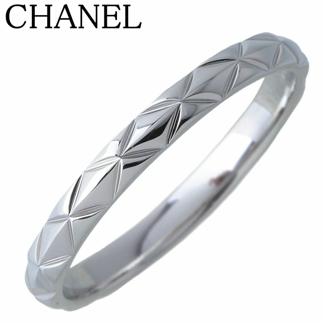 CHANEL - シャネル マトラッセ リング スモール #56 Pt950 新品仕上げ済 CHANEL【19105】