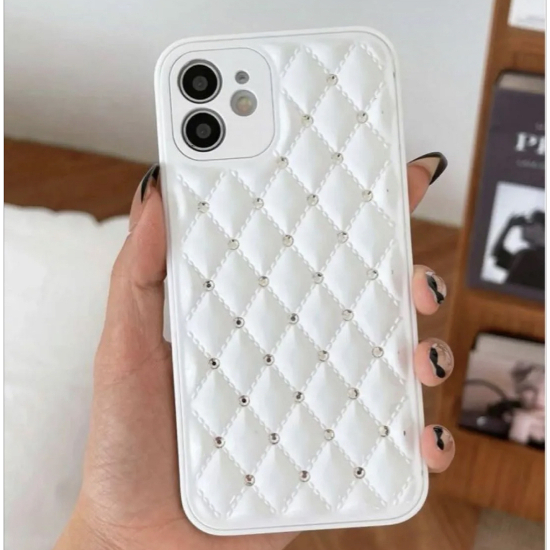 SHEIN - ラインストーン キルティング iPhone11 スマホケース SHEIN - ラインストーン キルティング iPhone11 スマホケース