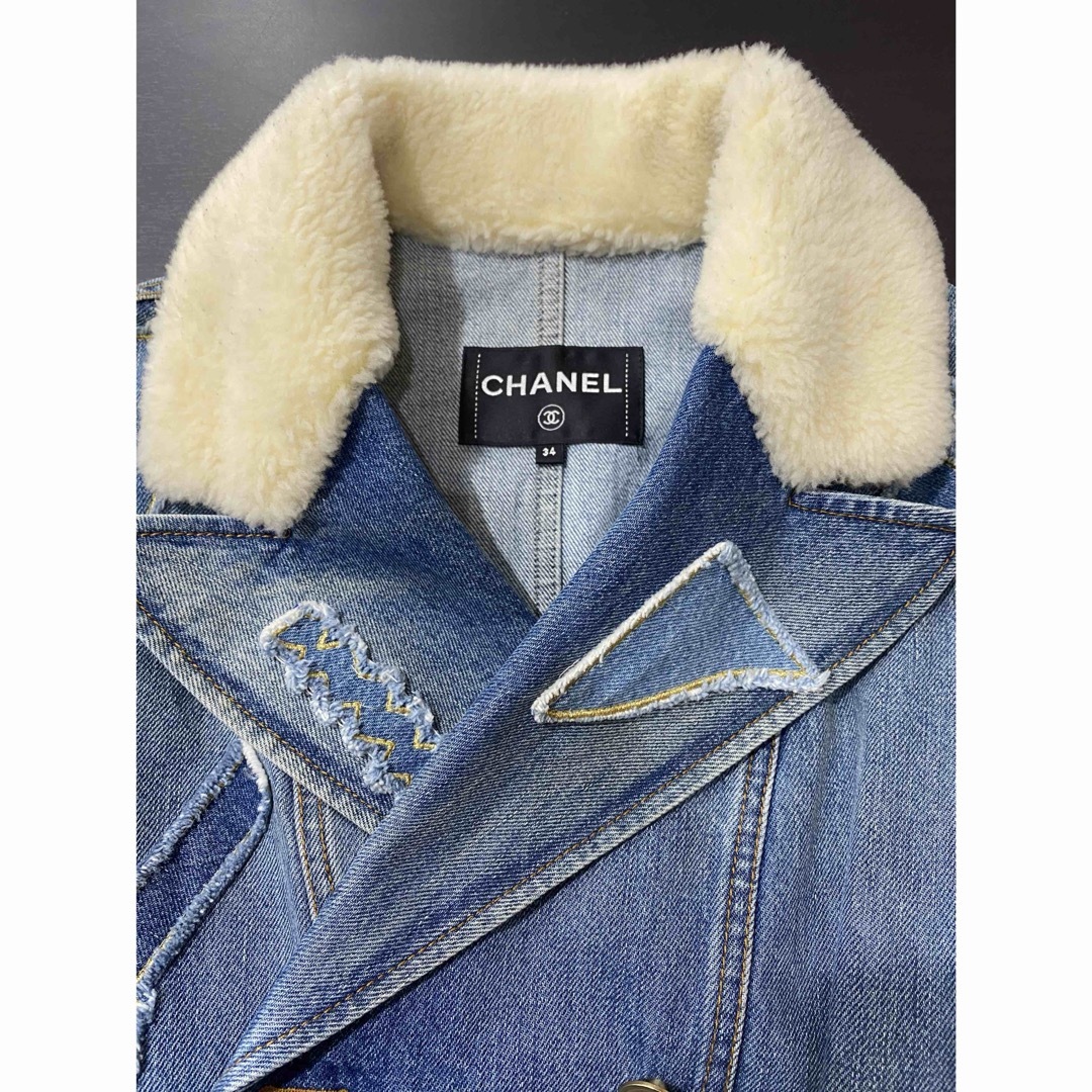 CHANEL - 極美 定価140万 シャネル ジャケット 2019 デニム CHANEL - 極美 定価140万 シャネル ジャケット 2019 デニム