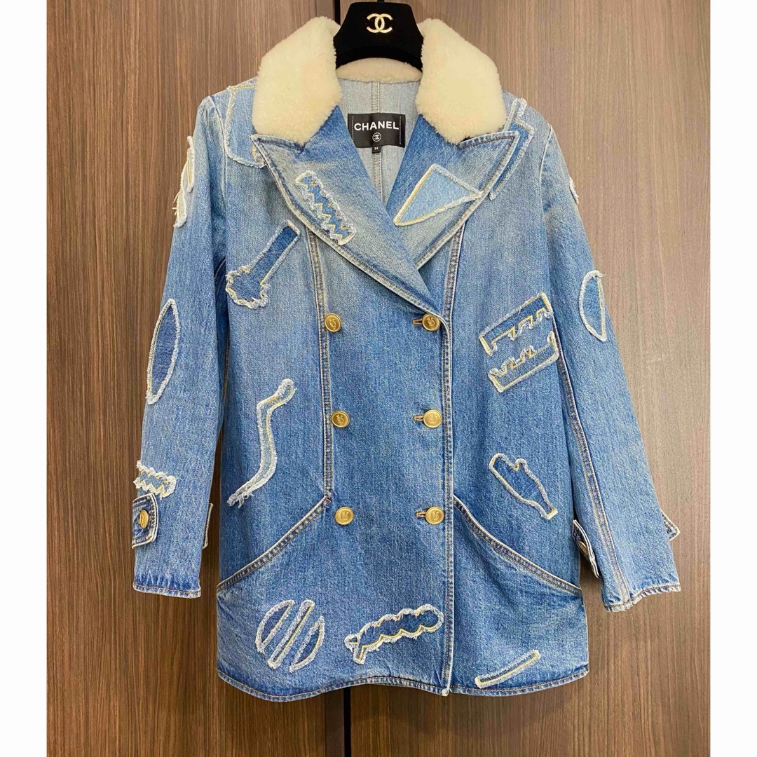 CHANEL - 極美 定価140万 シャネル ジャケット 2019 デニム CHANEL - 極美 定価140万 シャネル ジャケット 2019 デニム