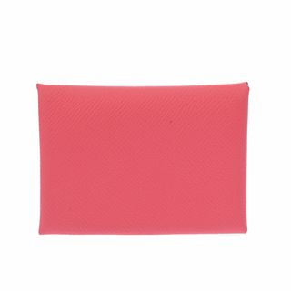 エルメス(HERMES)の中古 エルメス HERMES ユニセックス カードケース ローズアザレ ヴォーエプソン(パスケース/IDカードホルダー)