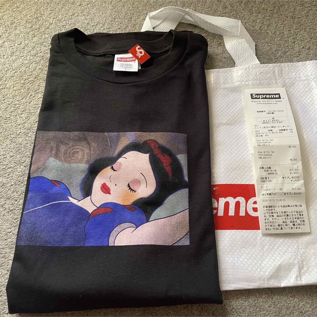 Supreme - Supreme Snow White Tee シュプリーム 白雪姫 BLACKの Supreme - Supreme Snow White Tee シュプリーム 白雪姫 BLACKの