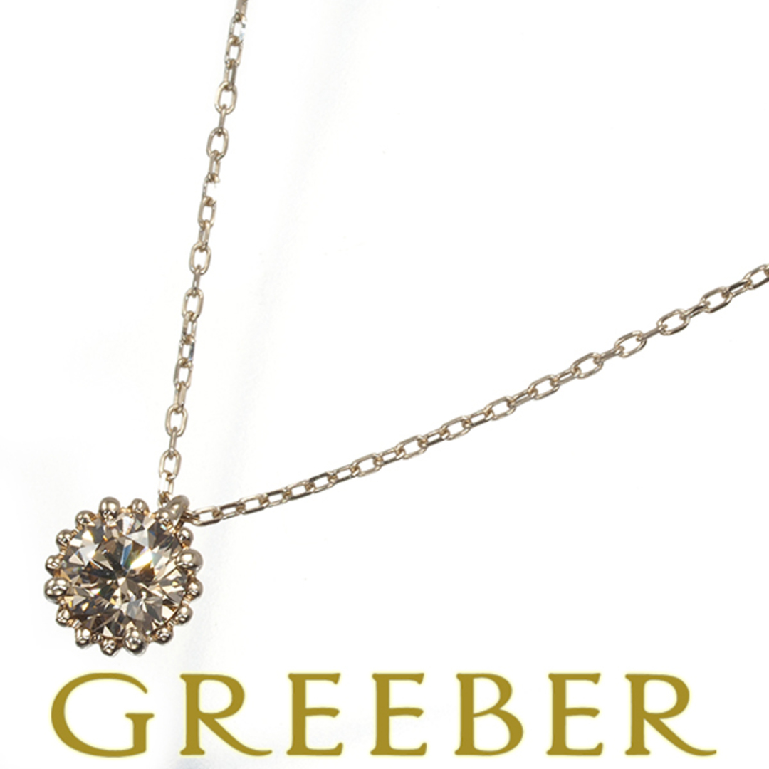 カシケイ ネックレス ダイヤ ダイヤモンド 0.30ct ミル K18BG の カシケイ ネックレス ダイヤ ダイヤモンド 0.30ct ミル K18BG の