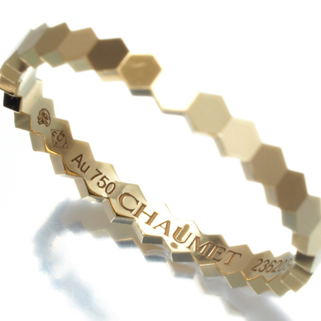 CHAUMET - ショーメ リング ビーマイラブ ハニカム 57号 K18YG CHAUMET - ショーメ リング ビーマイラブ ハニカム 57号 K18YG