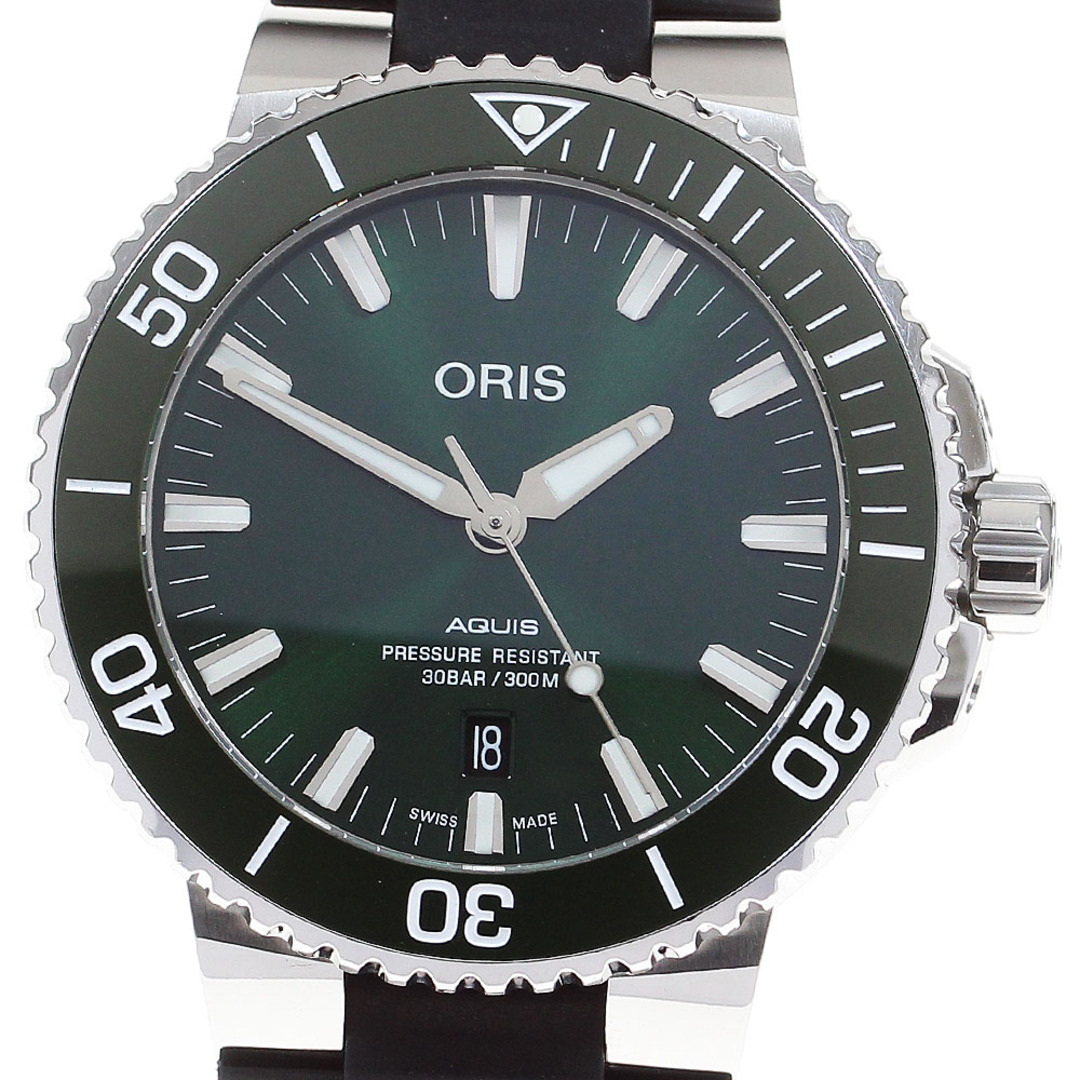 ORIS - オリス ORIS 01 733 7730 4157 アクイス デイト 自動巻き メンズ 箱・保証書付き_838246