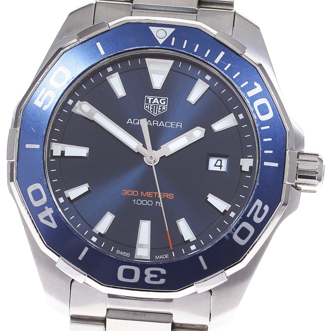 TAG Heuer - タグホイヤー TAG HEUER WAY101C.BA0746 アクアレーサー デイト クォーツ メンズ 箱・保証書付き_835555