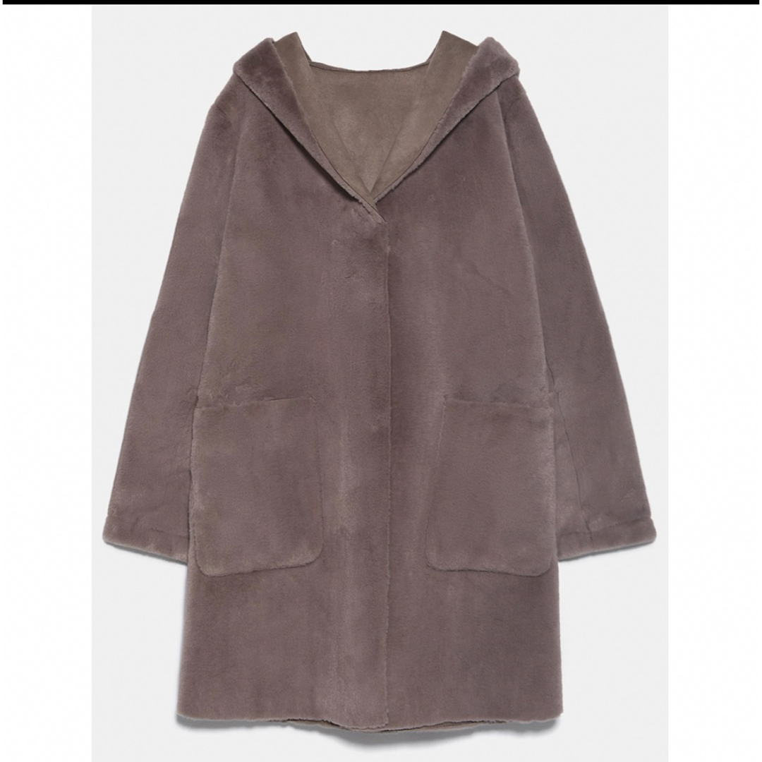 ZARA - ZARA フェイクファー リバーシブルコートの通販 by ふわ ZARA - ZARA フェイクファー リバーシブルコートの通販 by ふわ