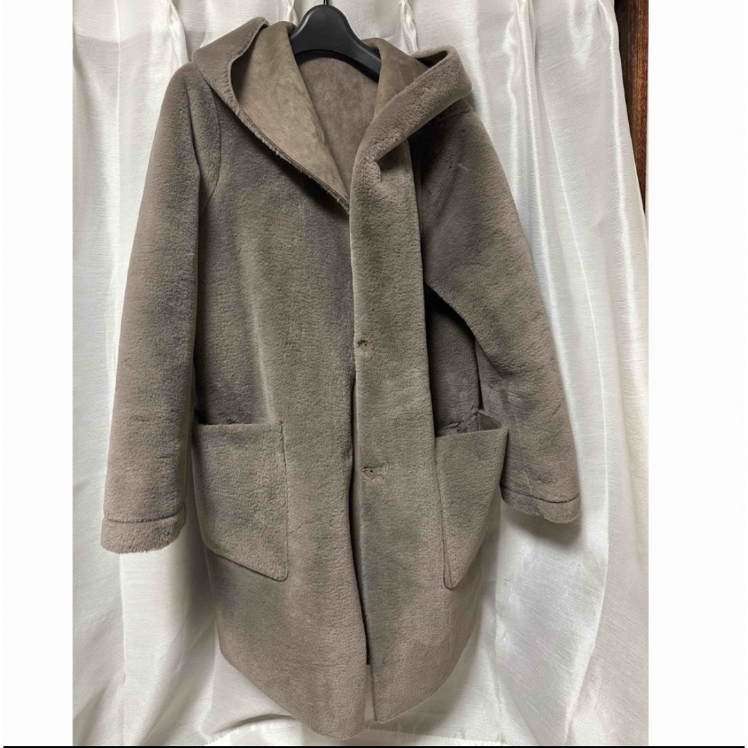 ZARA - ZARA フェイクファー リバーシブルコートの通販 by ふわ ZARA - ZARA フェイクファー リバーシブルコートの通販 by ふわ