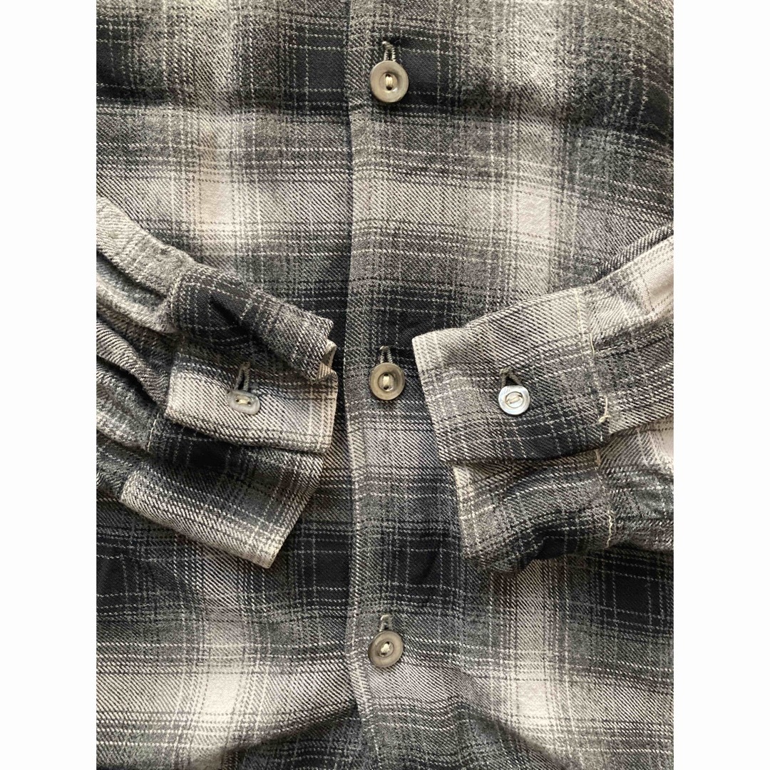 VINTAGE - 【スペシャル】50s オンブレチェックレーヨン開襟 VINTAGE - 【スペシャル】50s オンブレチェックレーヨン開襟