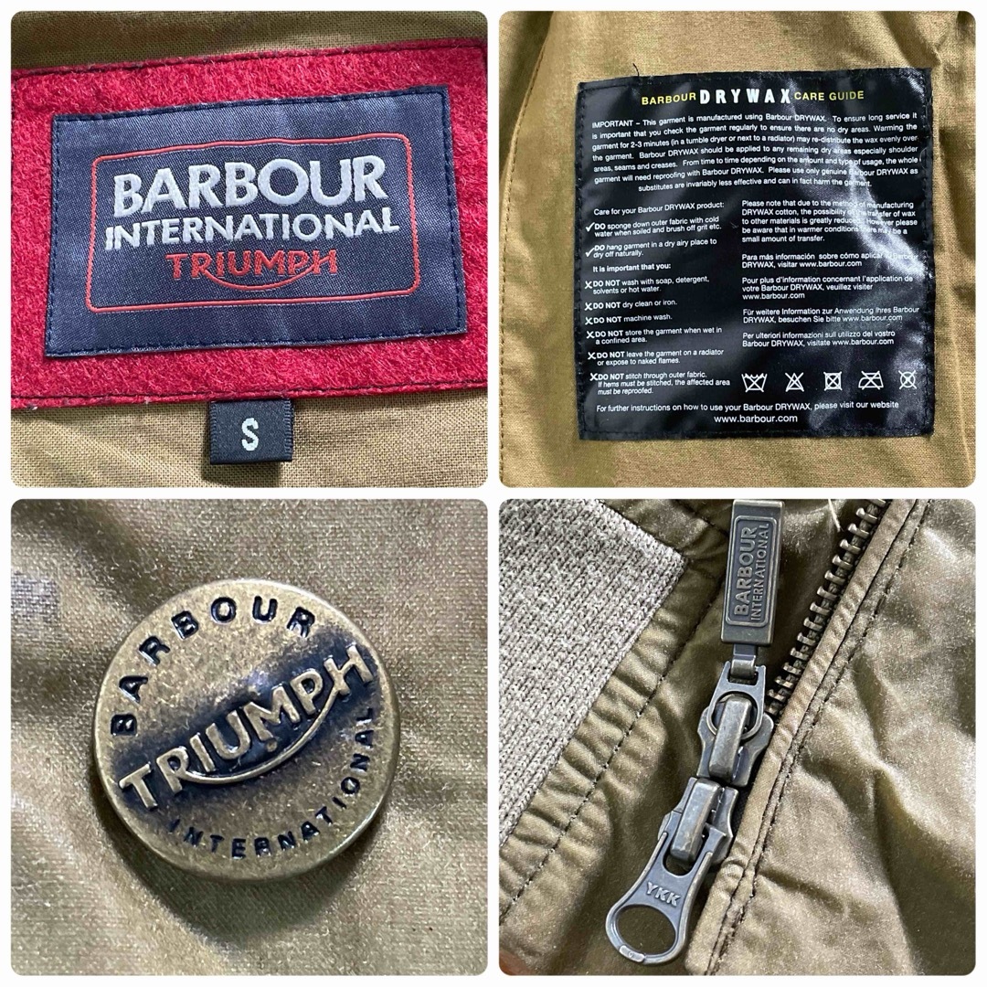 Barbour - コラボ⭐︎トライアンフ バブアー ドライワックス Barbour - コラボ⭐︎トライアンフ バブアー ドライワックス