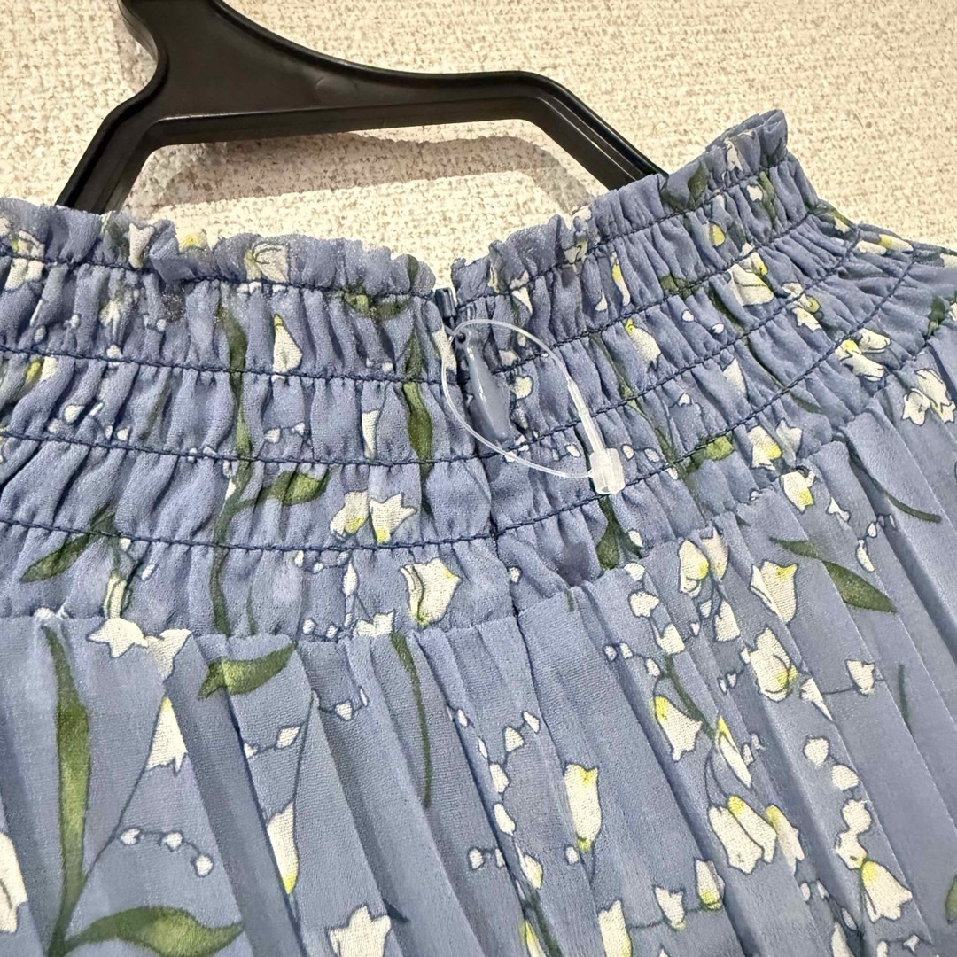 未使用Sov. 田中みな実さんlily bell 水色シフォンワンピース 未使用Sov. 田中みな実さんlily bell 水色シフォンワンピース