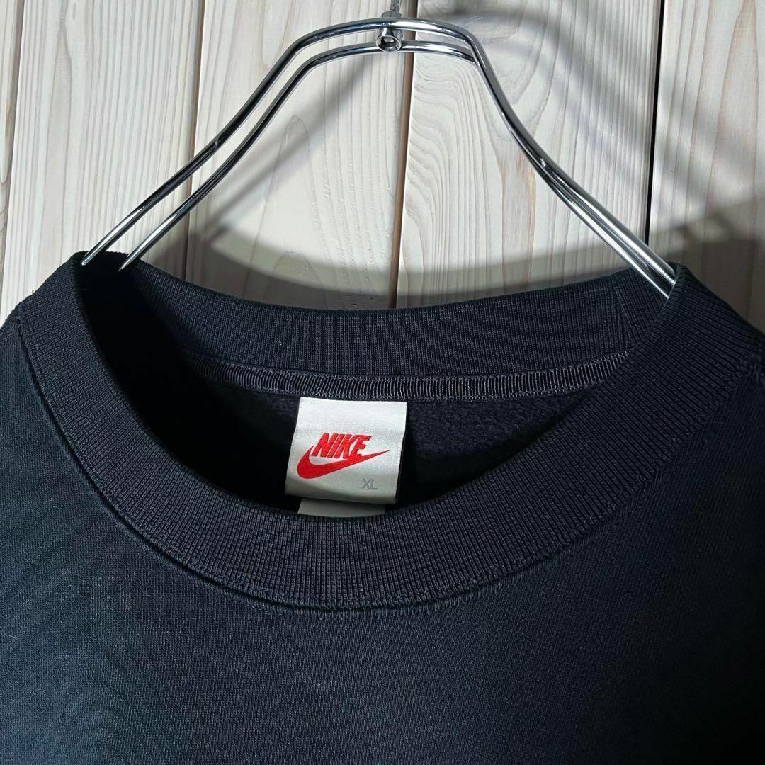 美品 限定 コラボ XL】ステューシー ナイキ 刺繍ロゴ スウェット 黒 美品 限定 コラボ XL】ステューシー ナイキ 刺繍ロゴ スウェット 黒