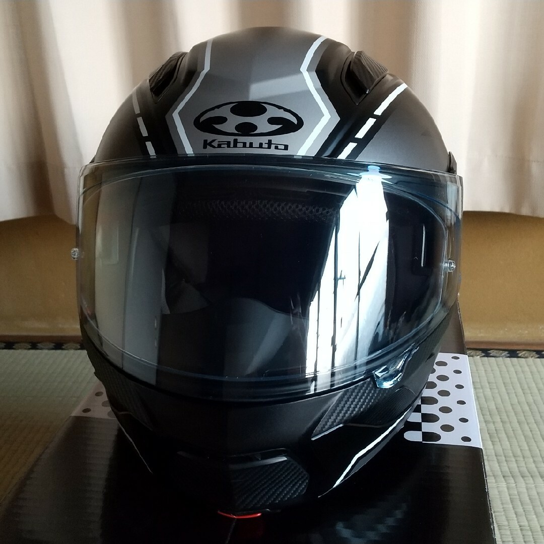 Kabuto RYUKI フルフェイスヘルメット ブラック 収納バッグ付き Kabuto RYUKI フルフェイスヘルメット ブラック 収納バッグ付き