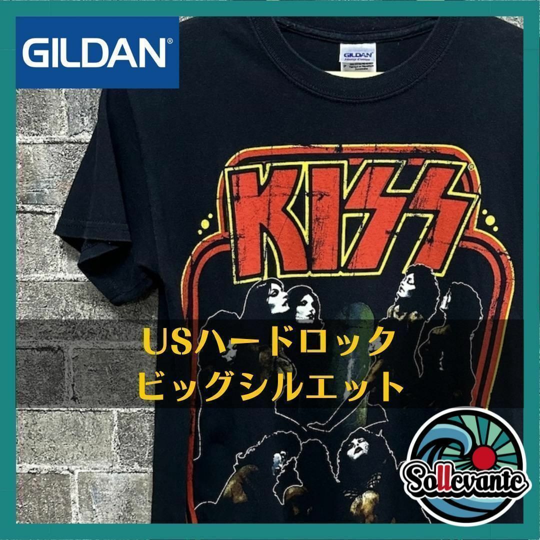 GILDAN - 【サイズM】古着 メタル バンドTシャツ ロック キッス