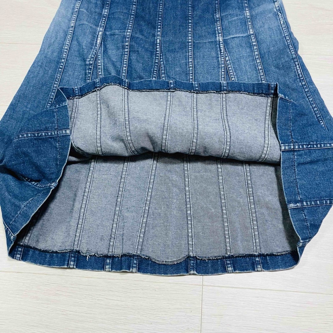 レリアン キャラオクルス デニムスカート デザインスカート 9 レディースのスカート(ロングスカート)の商品写真