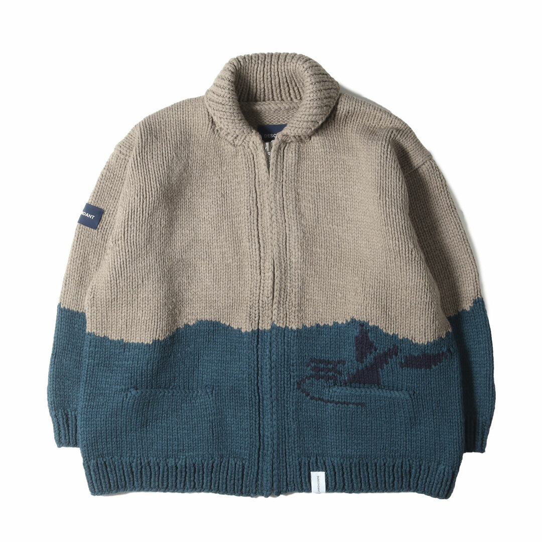DESCENDANT - 美品 DESCENDANT ディセンダント ニット サイズ:3 DESCENDANT - 美品 DESCENDANT ディセンダント ニット サイズ:3
