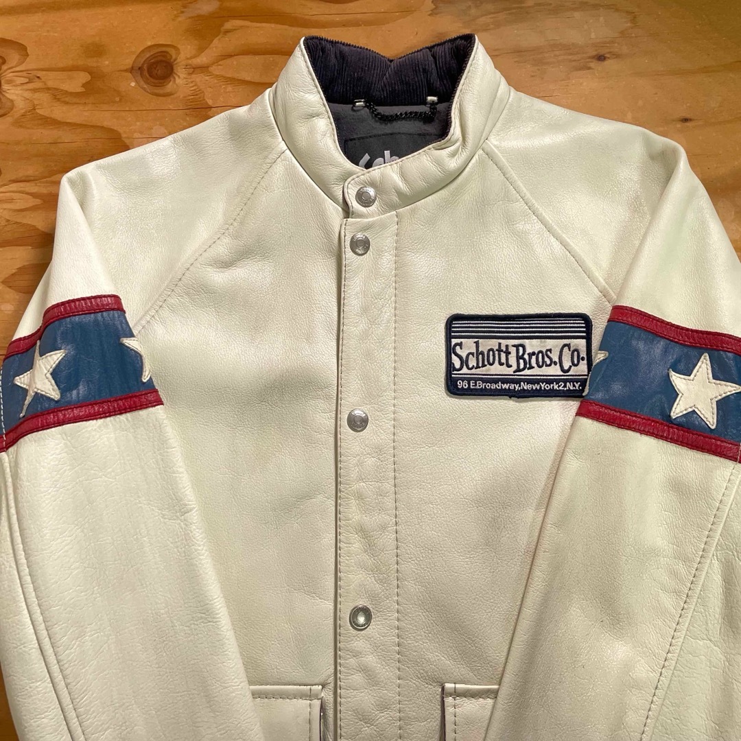 schott - 定価8万☆未使用品☆Schott レザーレーシング schott - 定価8万☆未使用品☆Schott レザーレーシング