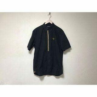 FRED PERRY - 本物フレッドペリーFREDPERRYコットンロゴ刺繍半袖 FRED PERRY - 本物フレッドペリーFREDPERRYコットンロゴ刺繍半袖