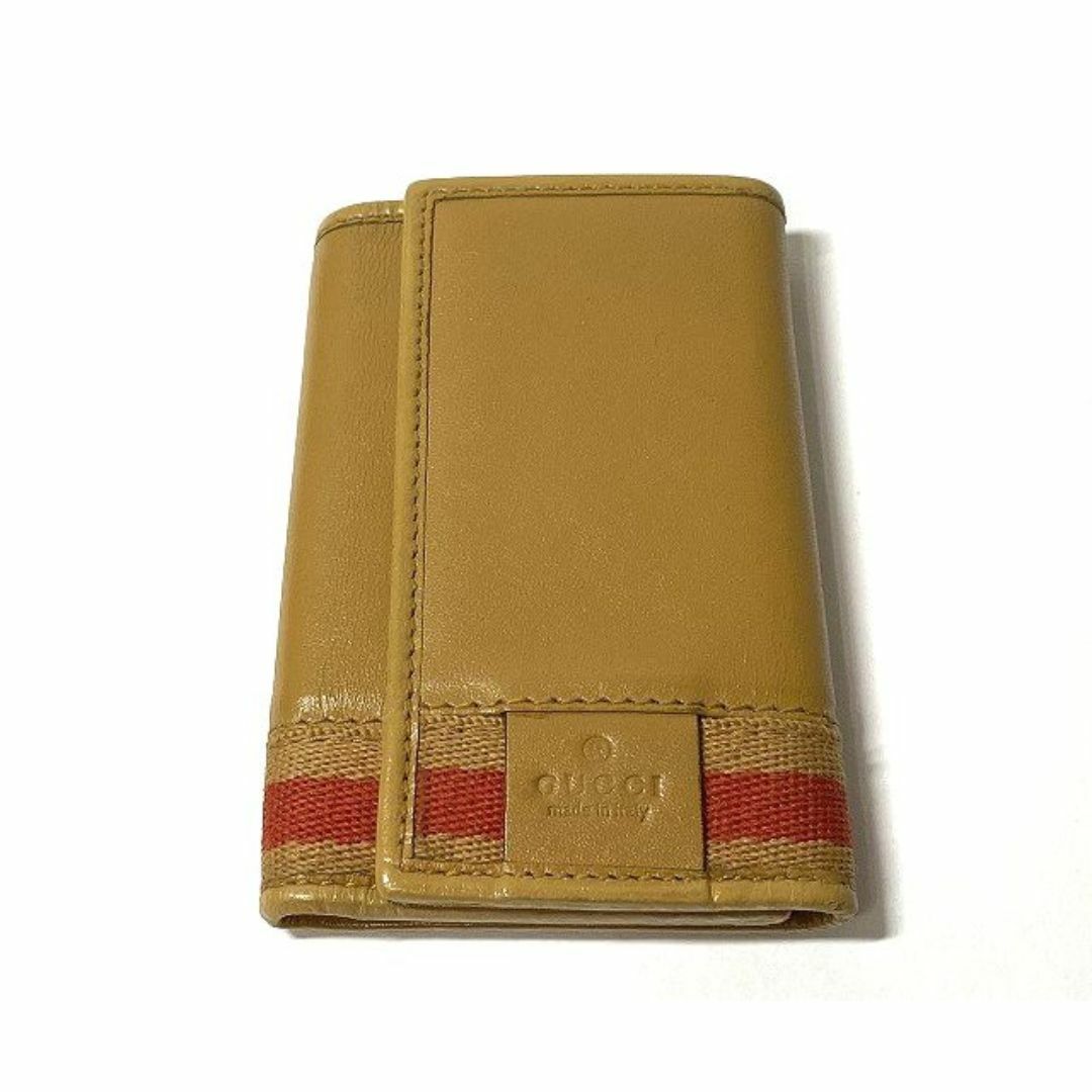 GUCCI - GUCCI グッチ 6連キーケース レザー イタリア製 良好品 GUCCI - GUCCI グッチ 6連キーケース レザー イタリア製 良好品