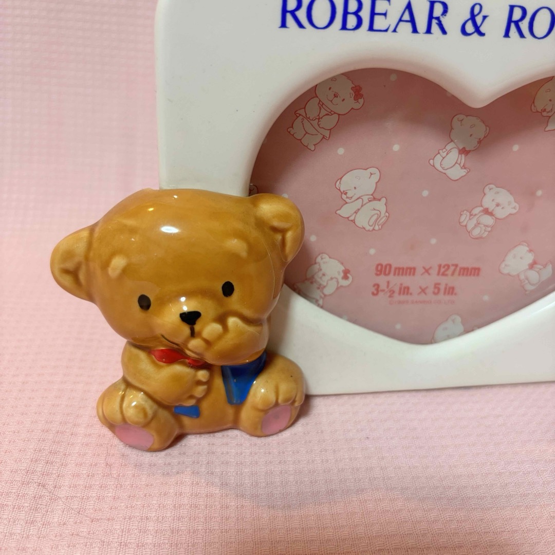 サンリオ - サンリオ レトロ 1985年製 ロベルタ 陶器製 写真たて サンリオ - サンリオ レトロ 1985年製 ロベルタ 陶器製 写真たて