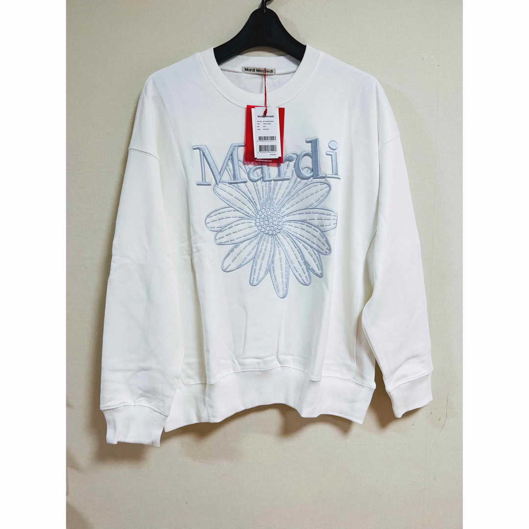 新品 マルディメクルディMardi Mercredi ホワイトxシルバー刺繍 新品 マルディメクルディMardi Mercredi ホワイトxシルバー刺繍