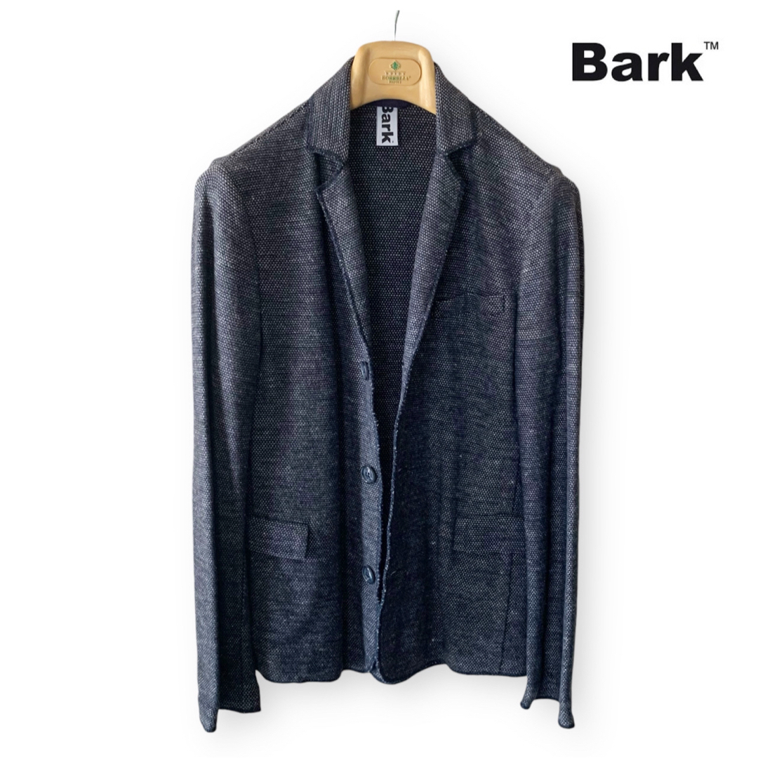 BARK/ダークネイビー/リネンコットン/テーラードジャケット BARK/ダークネイビー/リネンコットン/テーラードジャケット