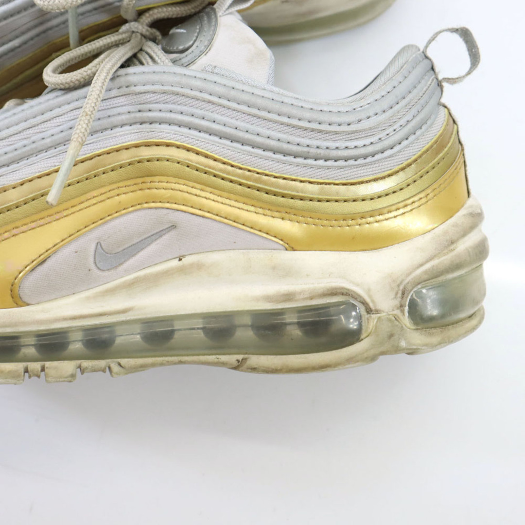 NIKE - ナイキ エアマックス97 スニーカー 25 ゴールド×シルバー NIKE - ナイキ エアマックス97 スニーカー 25 ゴールド×シルバー