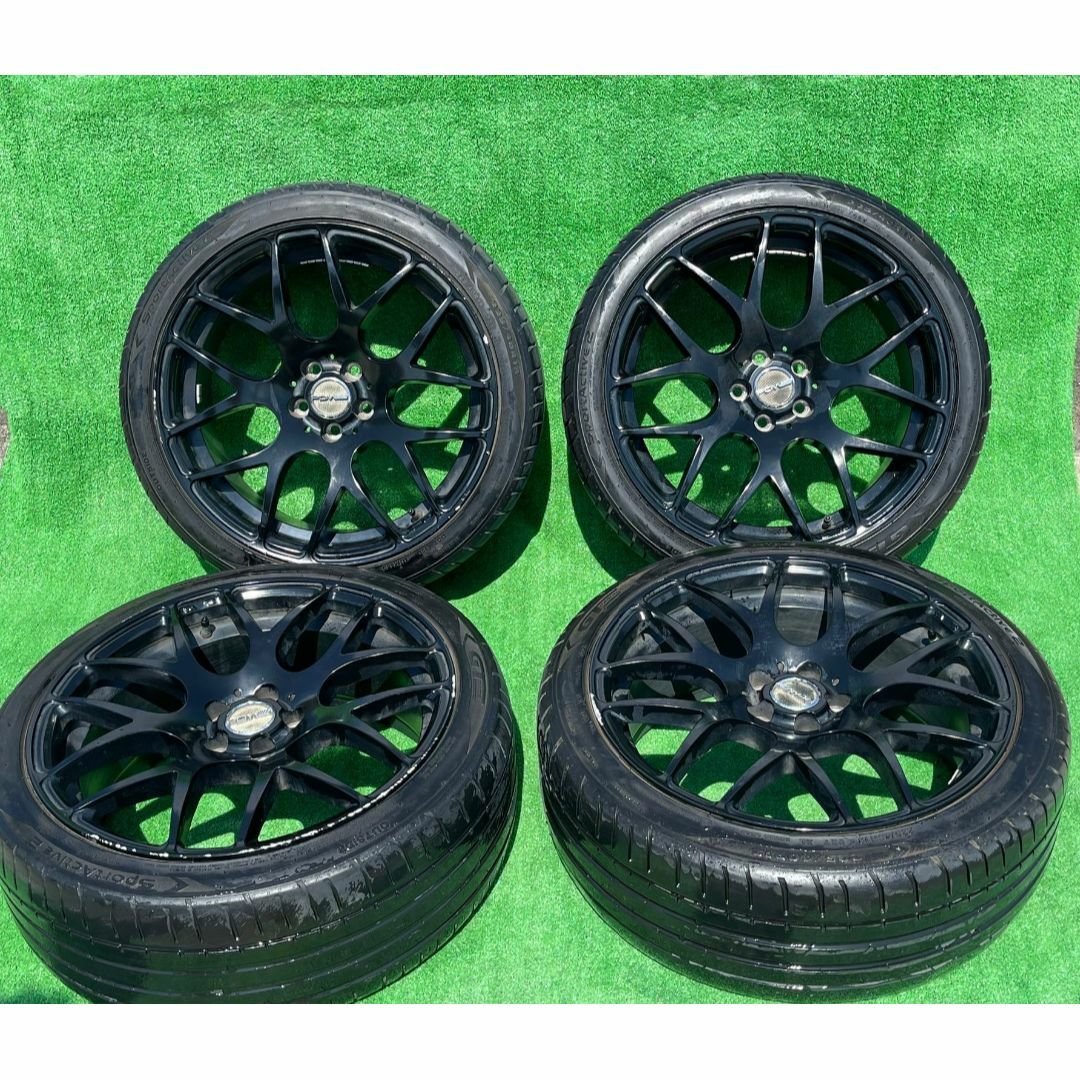 希少 PDW 18インチ タイヤ付き ホイール 4本 18x8JJ+35 5穴