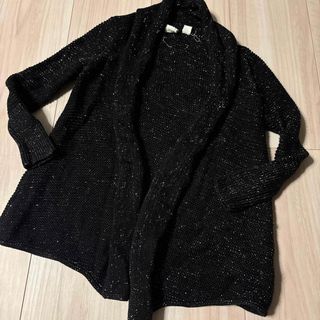 ギャップキッズ(GAP Kids)のGAP KIDS ラメ入りロングカーディガン XS(カーディガン)