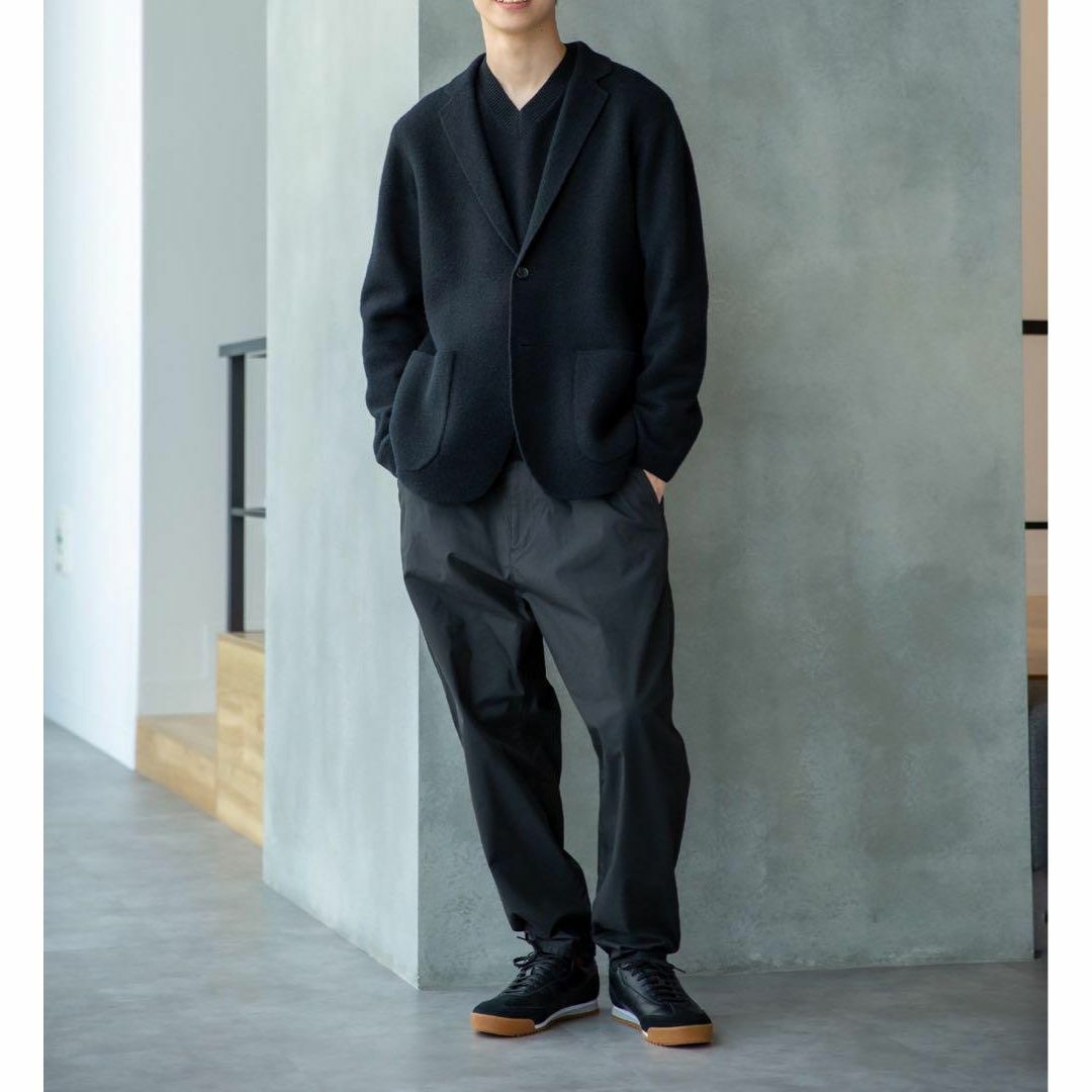 UNIQLO - 送料無料 UNIQLO C ワイドテーパードパンツ L ブラック UNIQLO - 送料無料 UNIQLO C ワイドテーパードパンツ L ブラック