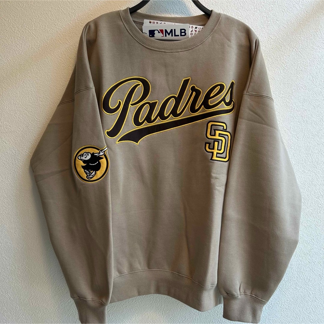 MLB - 【XL】MLB公式 パドレス 裏起毛 刺繍トレーナー MLB - 【XL】MLB公式 パドレス 裏起毛 刺繍トレーナー