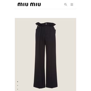 MIU MIU(カジュアルパンツ)のフリマアイテム一覧 MIU MIU(カジュアルパンツ)のフリマアイテム一覧