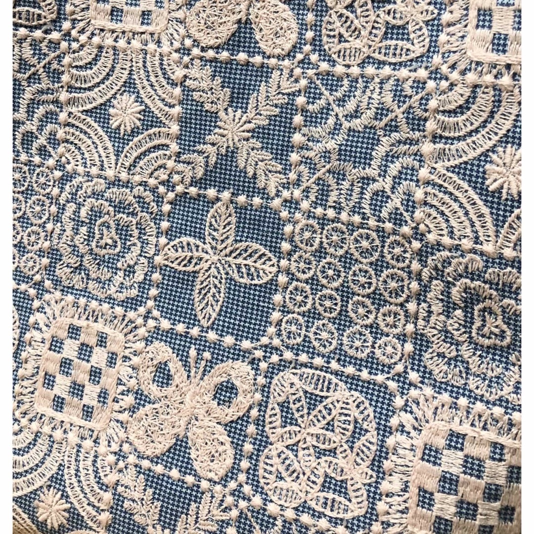 受注製作】ミナペルホネン forest tile 千鳥格子 ブルー 受注製作】ミナペルホネン forest tile 千鳥格子 ブルー