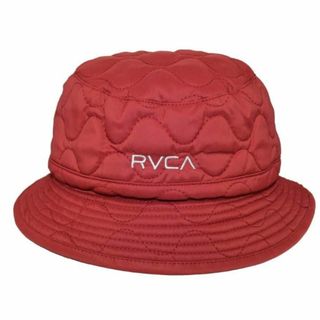 ルーカ(RVCA)のRVCA メンズ ハット ルーカ キルティングバケハ レッド 新品未使用タグ付き(ハット)