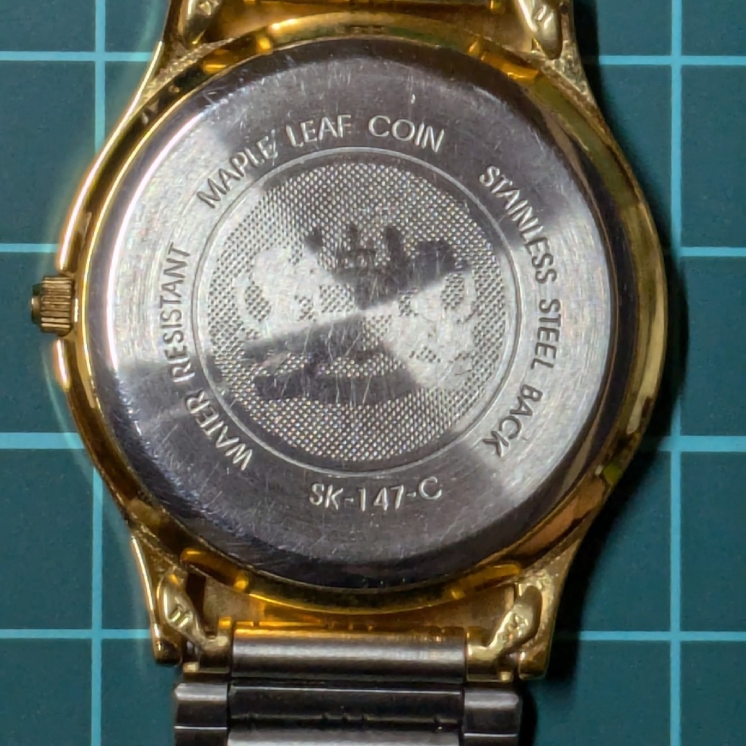 ELGIN - エルジン カナダメイプルリーフ金貨 腕時計 24K 1/10oz ELGIN - エルジン カナダメイプルリーフ金貨 腕時計 24K 1/10oz