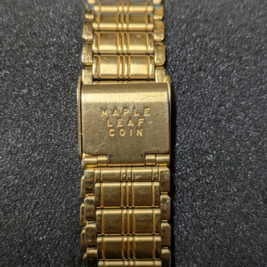 ELGIN - エルジン カナダメイプルリーフ金貨 腕時計 24K 1/10oz ELGIN - エルジン カナダメイプルリーフ金貨 腕時計 24K 1/10oz