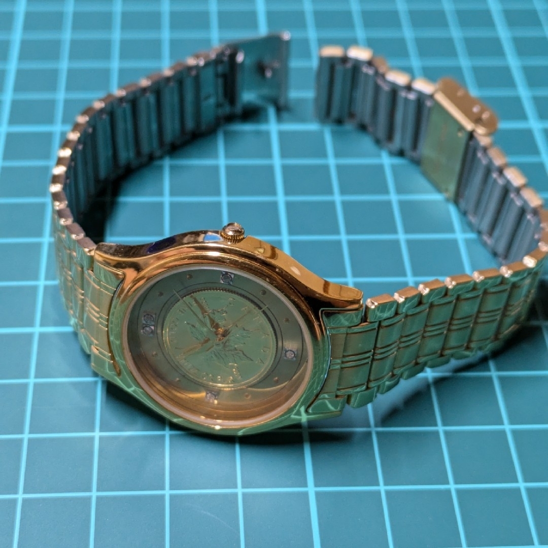 ELGIN - エルジン カナダメイプルリーフ金貨 腕時計 24K 1/10oz ELGIN - エルジン カナダメイプルリーフ金貨 腕時計 24K 1/10oz