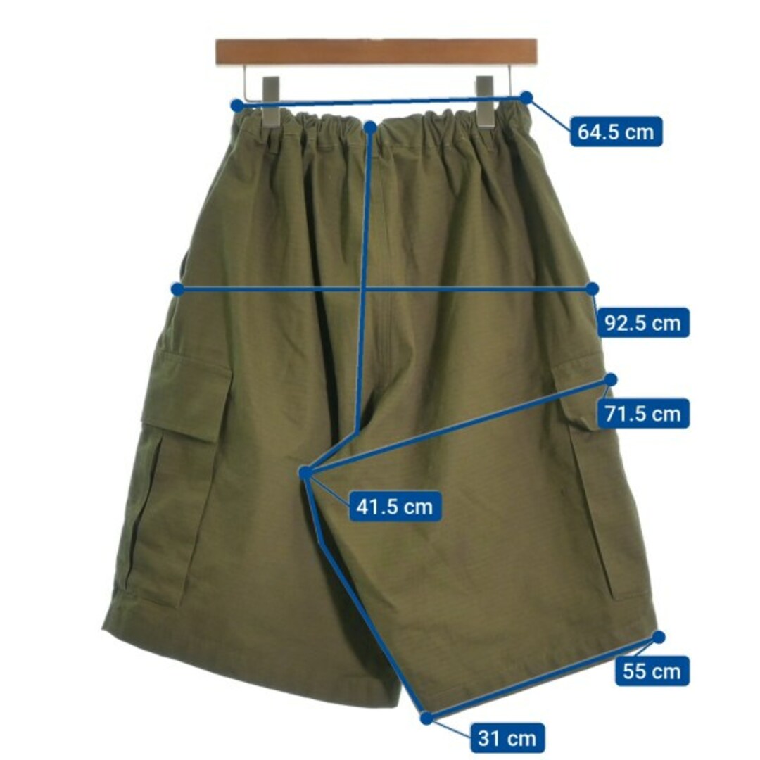 Acne Studios ショートパンツ 44(S位) カーキ 【古着】 Acne Studios ショートパンツ 44(S位) カーキ 【古着】