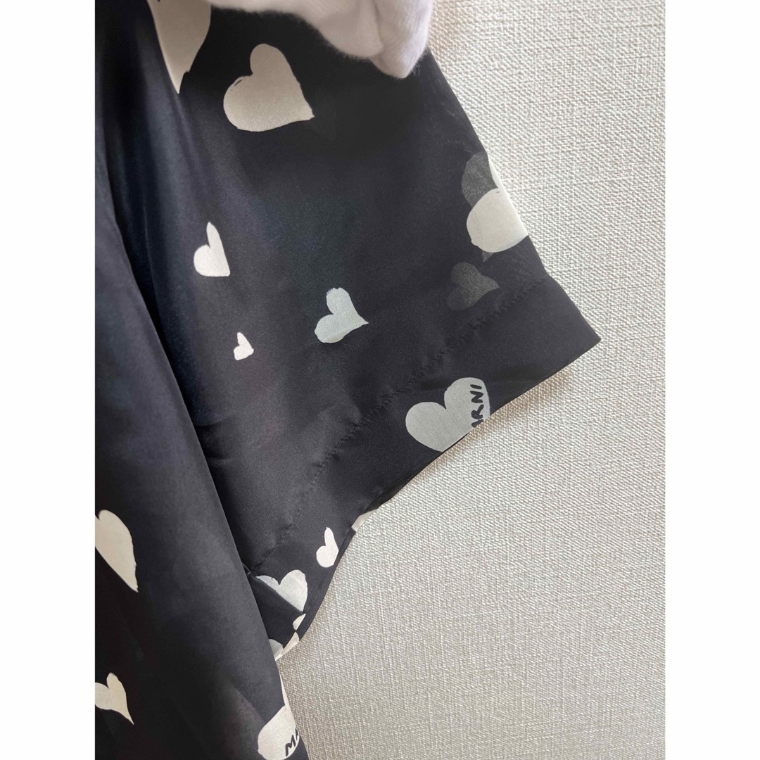 MARNI マルニ ハートシルクシャツ CUMU0213A4 23AW MARNI マルニ ハートシルクシャツ CUMU0213A4 23AW