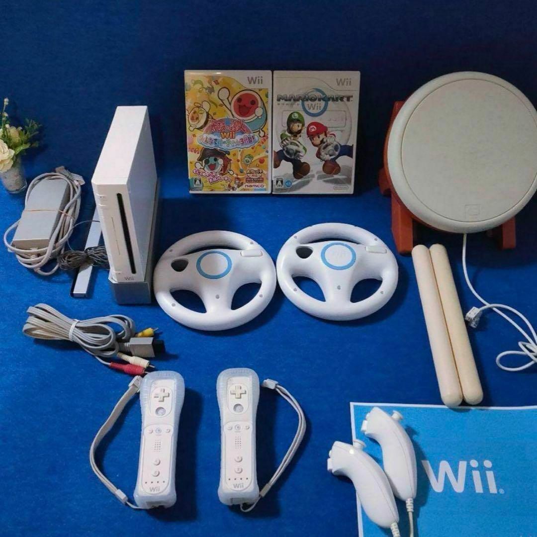 任天堂 Wii 太鼓の達人3代目 マリオカート リモコン タタコン ハンドル