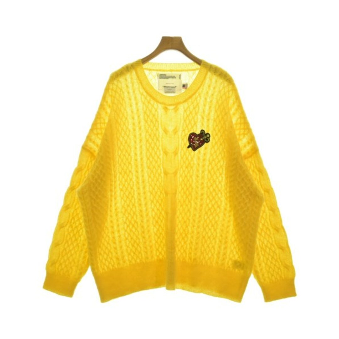 DAIRIKU ダイリク ニット・セーター M 黄 【古着】【中古】の DAIRIKU ダイリク ニット・セーター M 黄 【古着】【中古】の