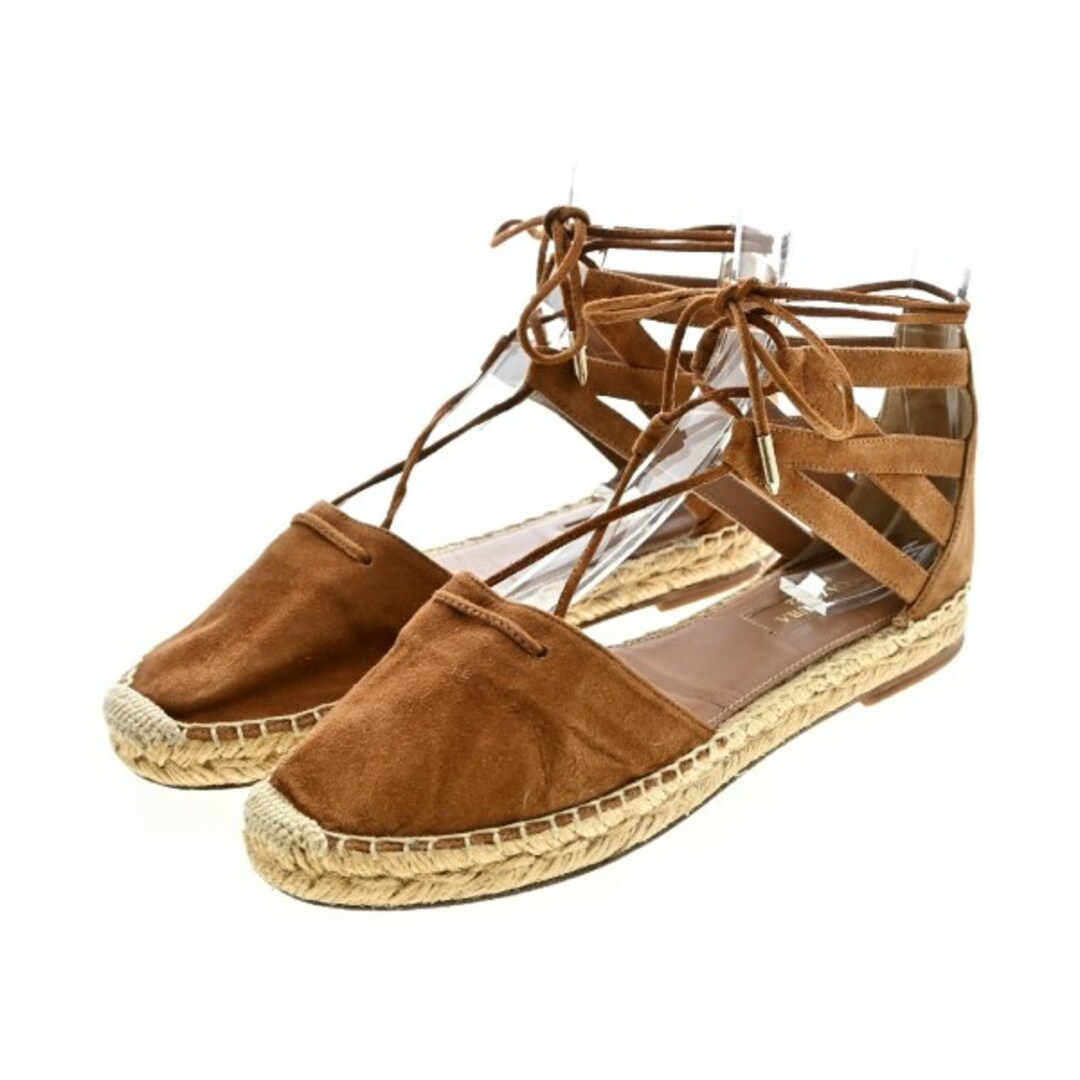 Aquazzura - AQUAZZURA アクアズーラ サンダル EU36(22.5cm位) 茶 【古着】【中古】
