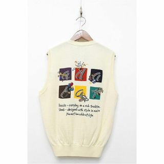 adabat - H442/未使用 adabat アダバット ニットベスト 刺繍 V adabat - H442/未使用 adabat アダバット ニットベスト 刺繍 V
