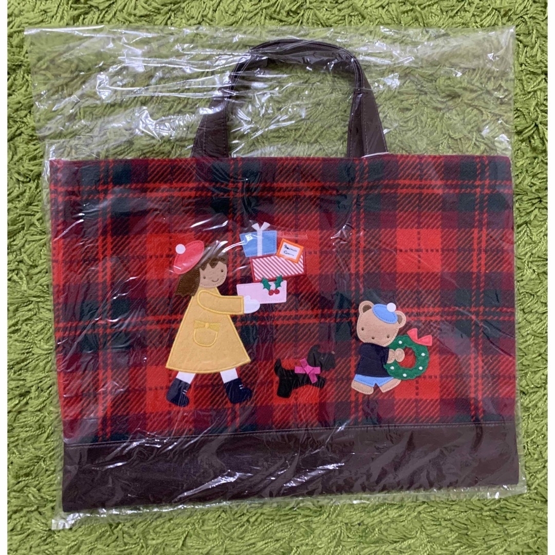 familiar - 【クリスマス 限定品】☆ファミリア ツイード デニム familiar - 【クリスマス 限定品】☆ファミリア ツイード デニム