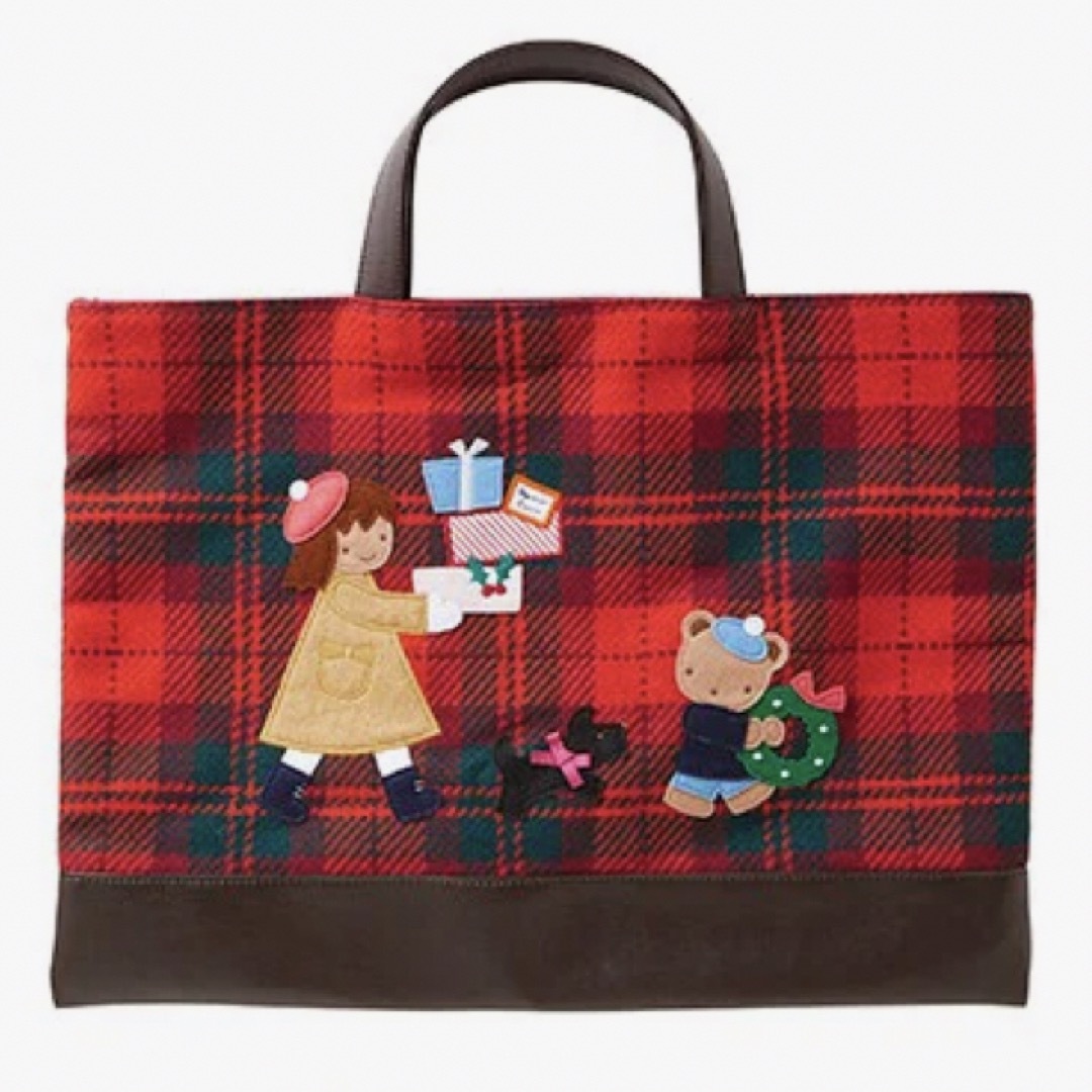 familiar - 【クリスマス 限定品】☆ファミリア ツイード デニム familiar - 【クリスマス 限定品】☆ファミリア ツイード デニム