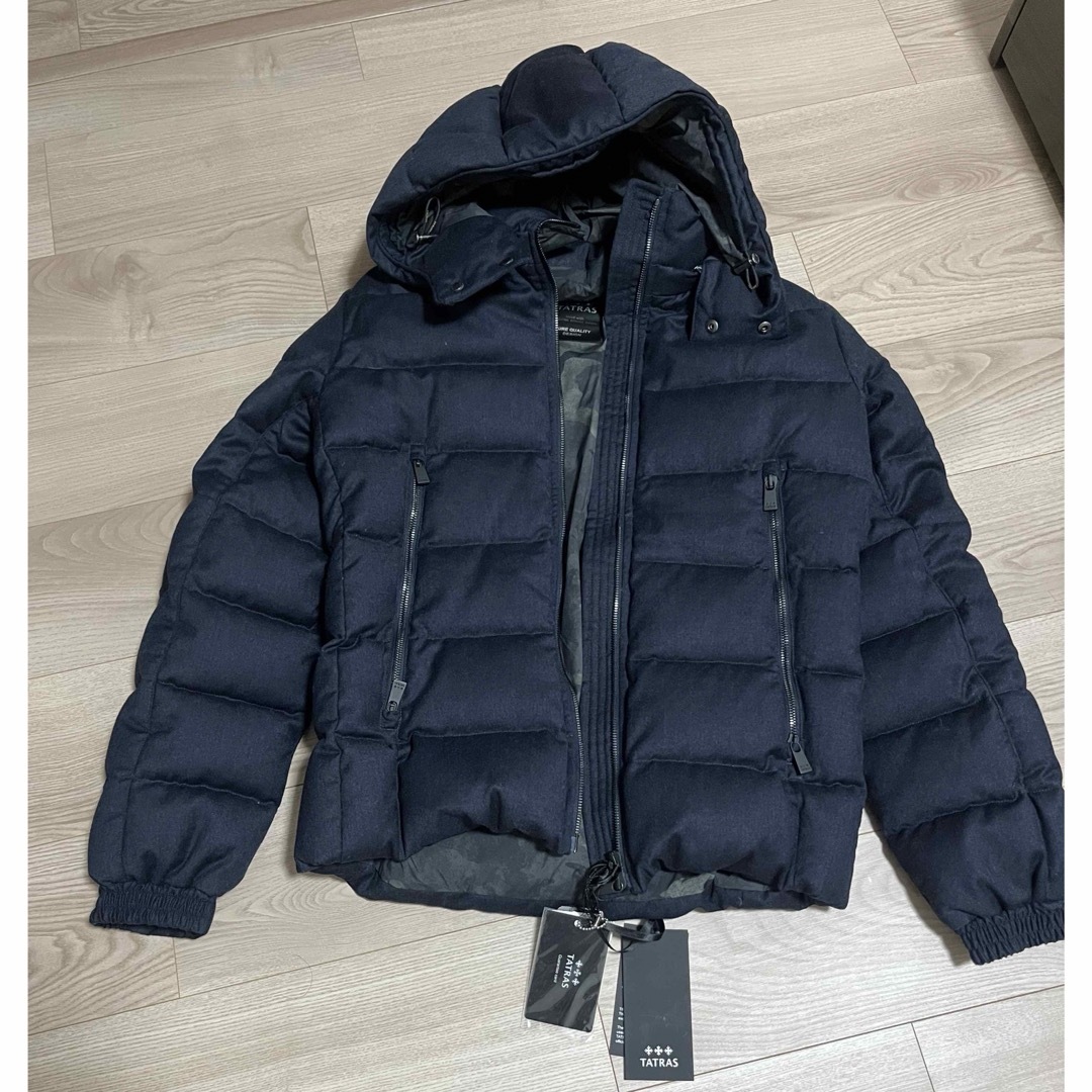 TATRAS - 新品未使用 タトラス ウール ダウン 1 ネイビー 即購入 TATRAS - 新品未使用 タトラス ウール ダウン 1 ネイビー 即購入
