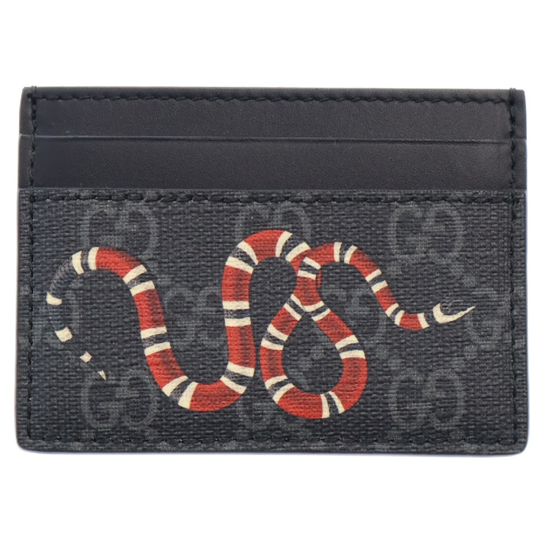 GUCCI グッチ GGスプリーム スネークプリント カードケース GUCCI グッチ GGスプリーム スネークプリント カードケース