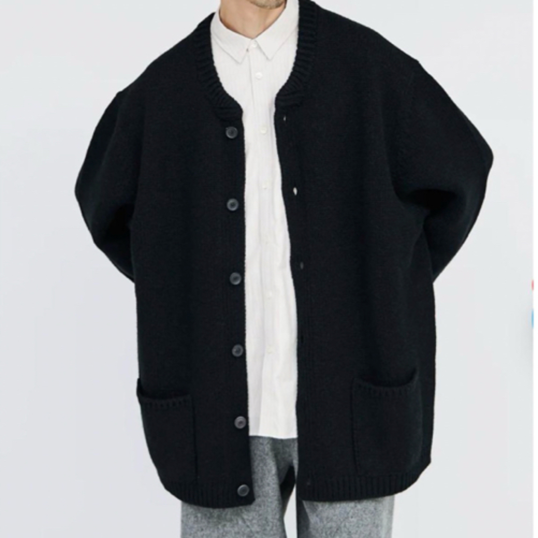 cristaseya CAMEL MAXI CARDIGAN black cristaseya CAMEL MAXI CARDIGAN black