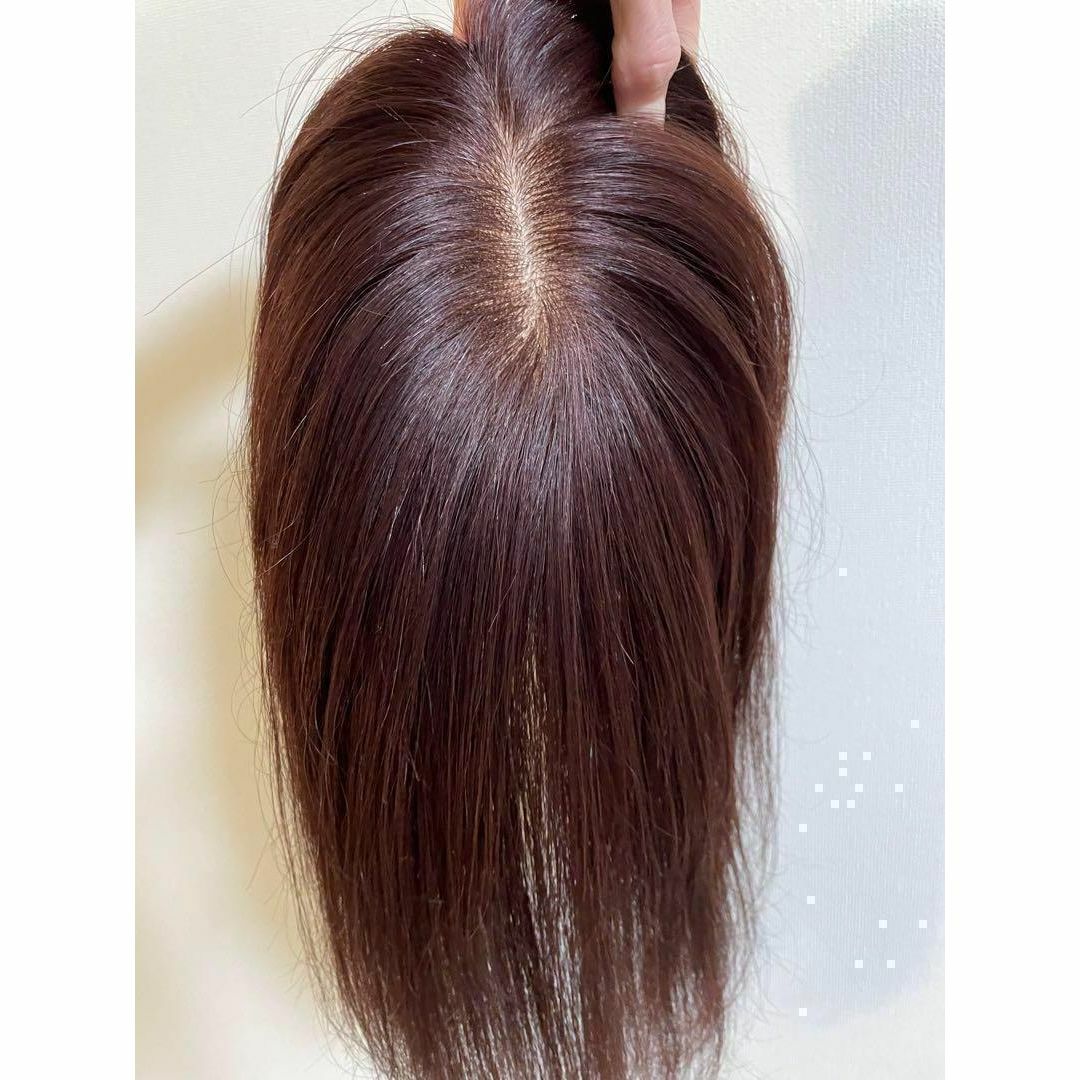 ❤ 人毛100% ヘアピース 広範囲 12×13 人工肌 部分ウイッグ 茶 ❤ ❤ 人毛100% ヘアピース 広範囲 12×13 人工肌 部分ウイッグ 茶 ❤